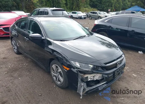 2020 Honda Civic Lx из США, поврежденный, VIN 2HGFC2F62LH531212